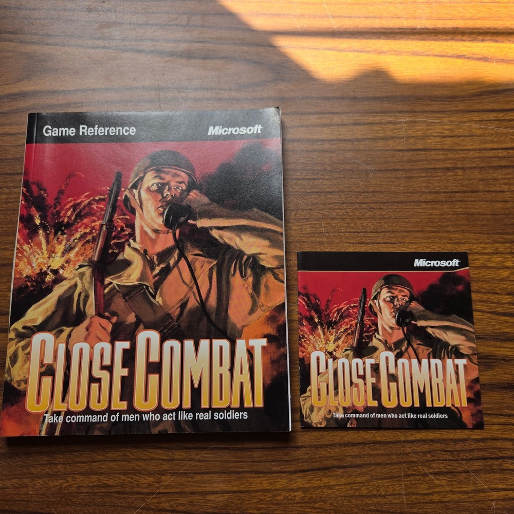Microsoft Close Combat Game Reference Manual & Quick Reference Guide PC Mac 1996